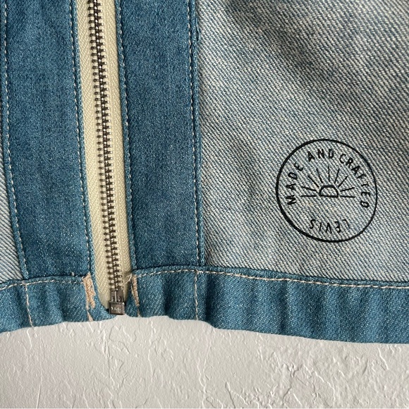 Levi’s Made & Crafted Denim Family Selvedge Zip Short Coat - Picture 6 of 6